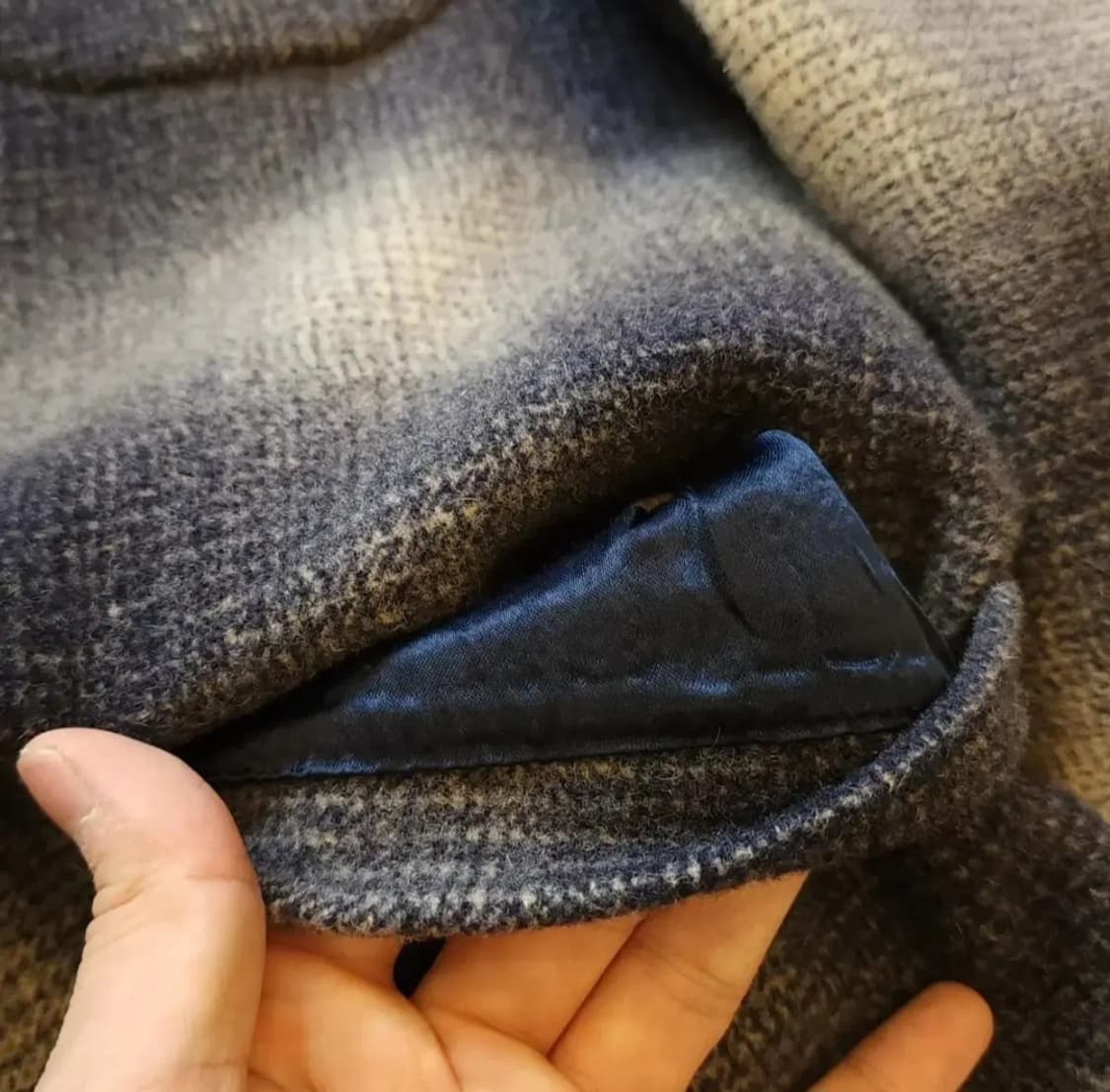 90s 조르지오 아르마니 울 플란넬 스포츠코트 46(105) 상품이미지10