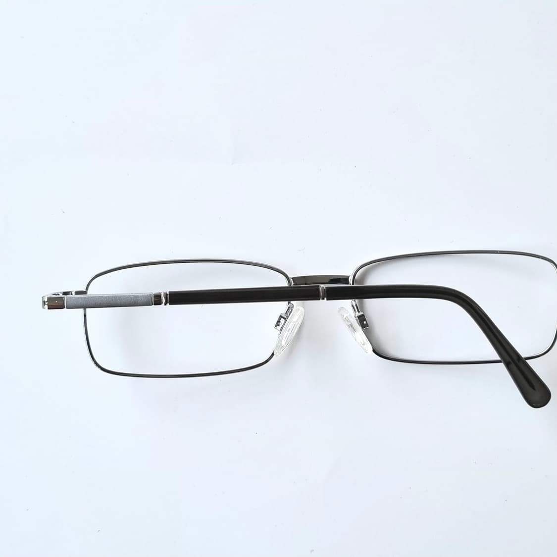 데드스탁 슬림 실버 메탈 스퀘어 안경테 728 상품이미지7