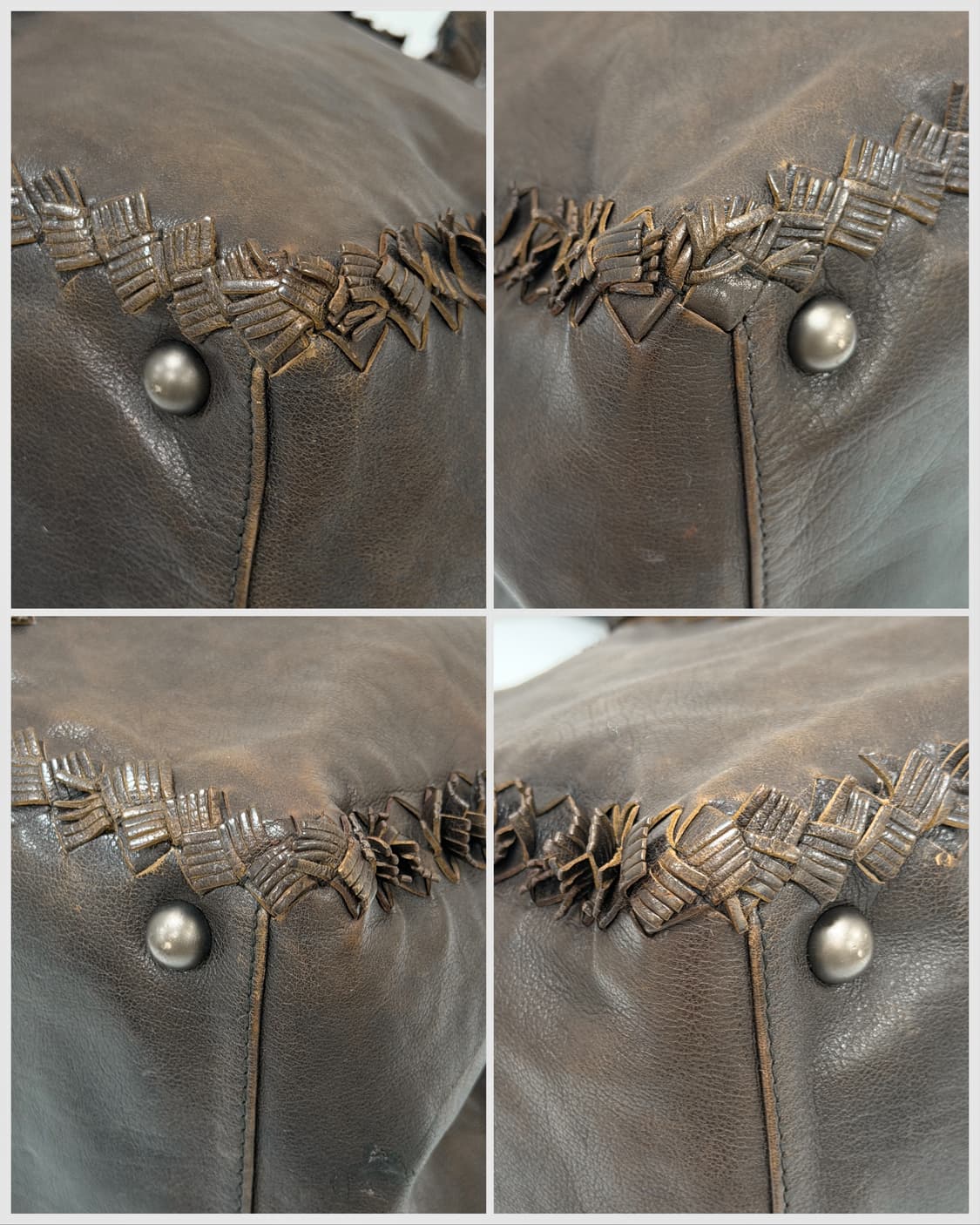 보테가베네타 다크브라운 라지 인트레치아토 숄더백 상품이미지7