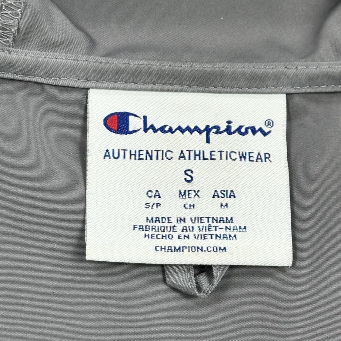 챔피온 어센틱 차콜 반집업 후디 바람막이 (M) 상품이미지4