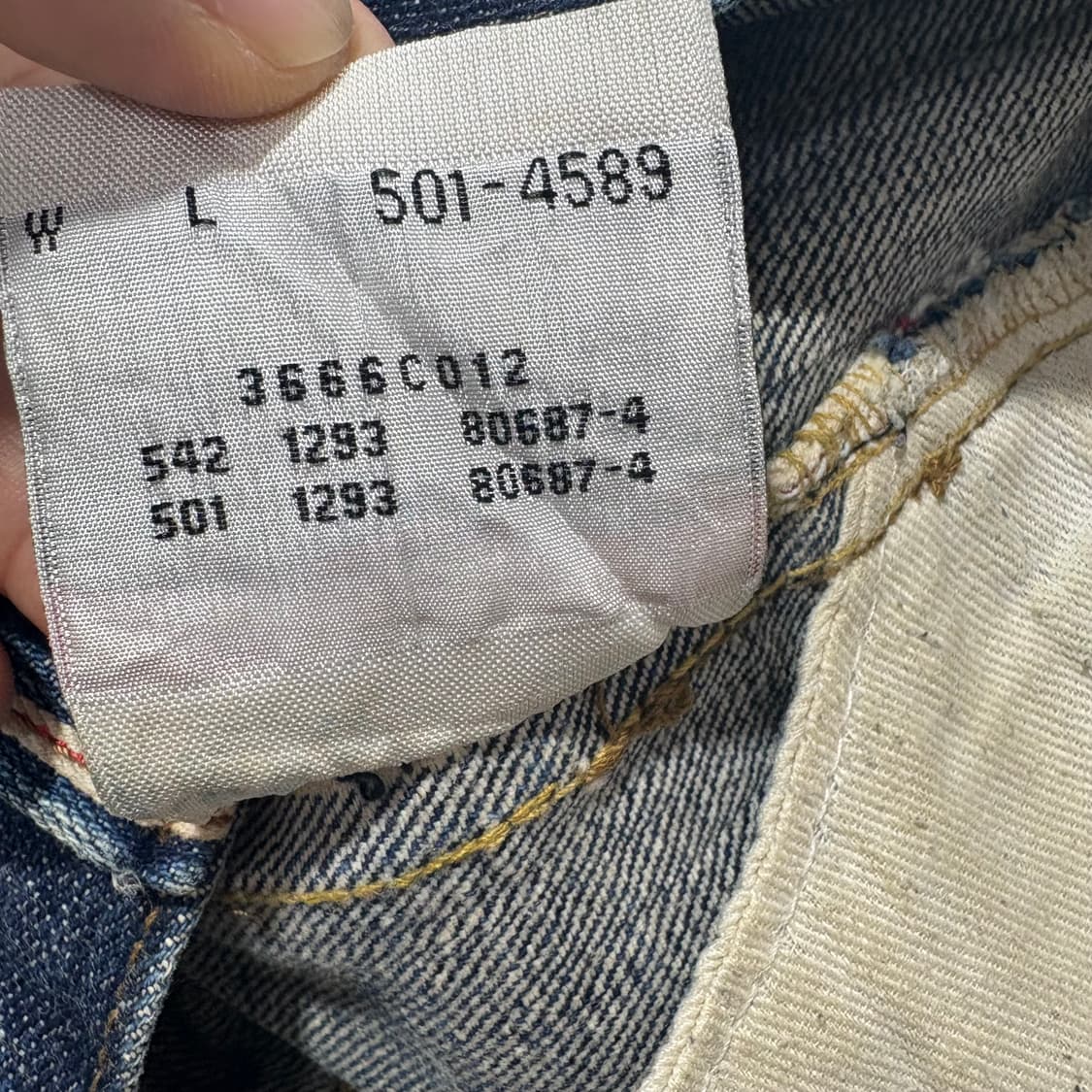 Levi’s 501 (Made in USA) 커스텀 숏 팬츠  상품이미지9