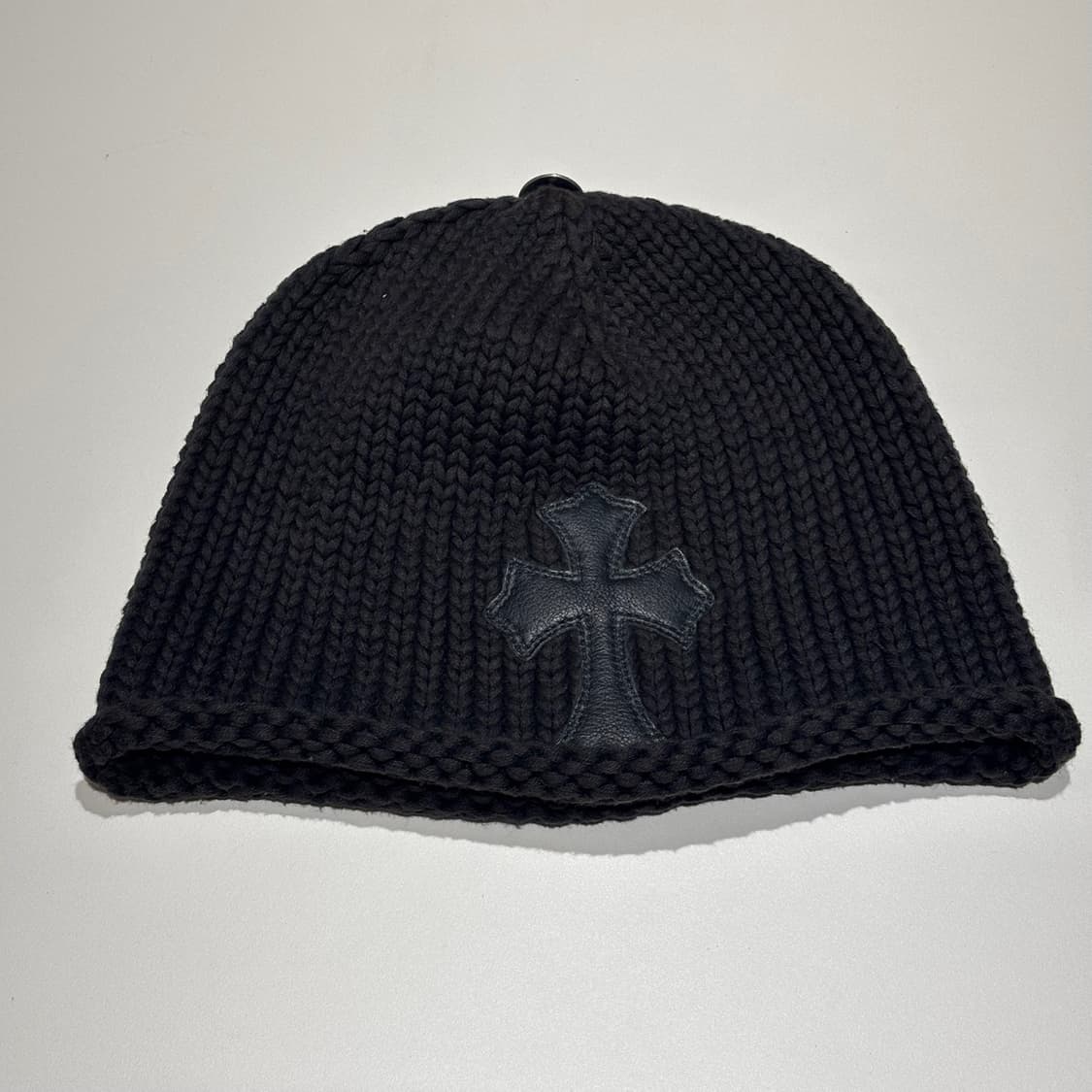 크롬하츠 레더 패치 크로스 코튼 비니 상품이미지2