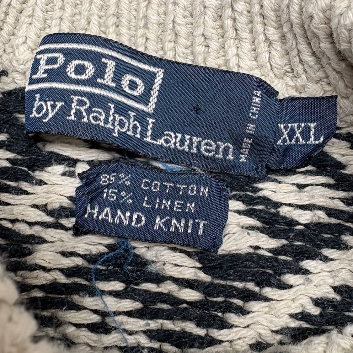 polo 폴로 겨울 눈꽃 패턴 포인트 아카이브 핀터깔 대장 니트  상품이미지3