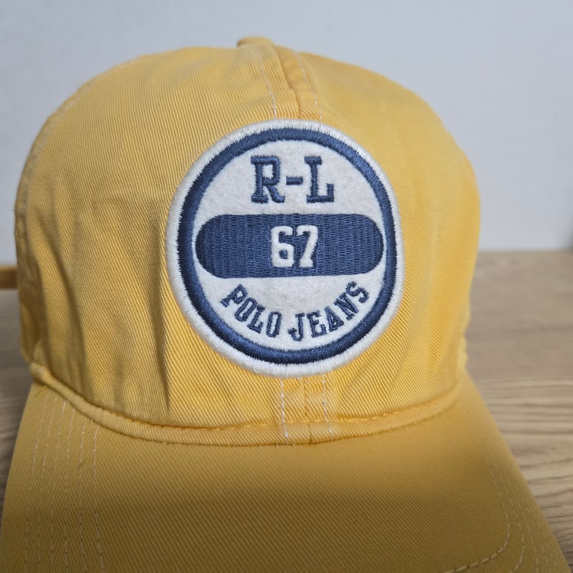 OS 폴로진스 빈티지 패치 볼캡 옐로우 상품이미지5