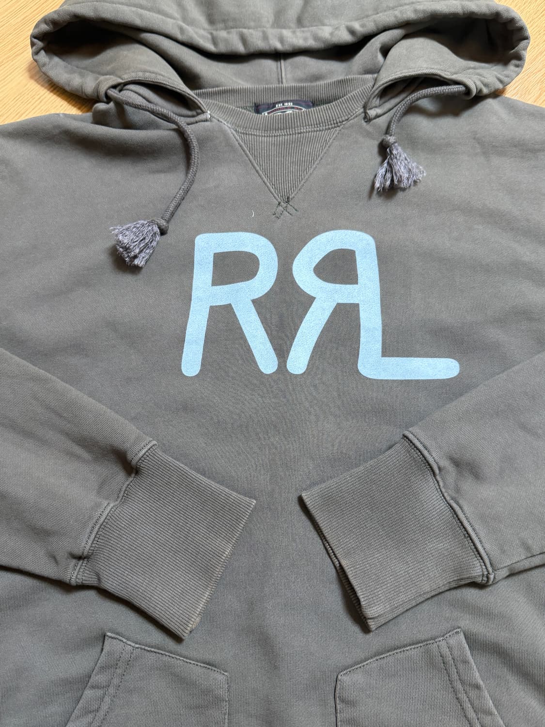 RRL 더블알엘 후드티 브라운 상품이미지4