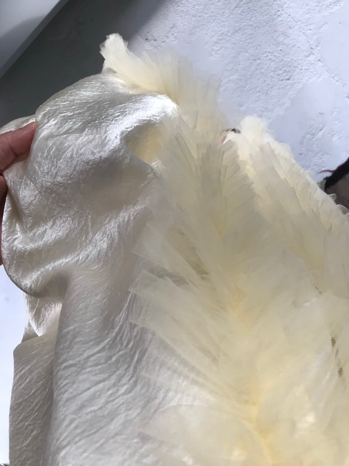 frill satin skirt 상품이미지4
