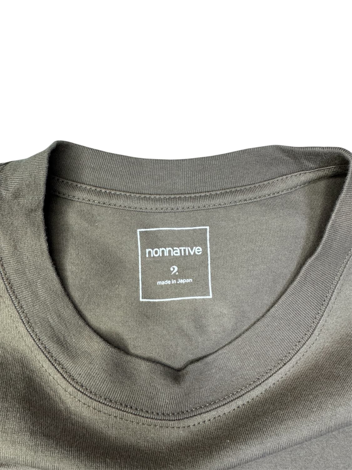 논네이티브 nonnative DWELLER 롱슬리브 카키 2 상품이미지3