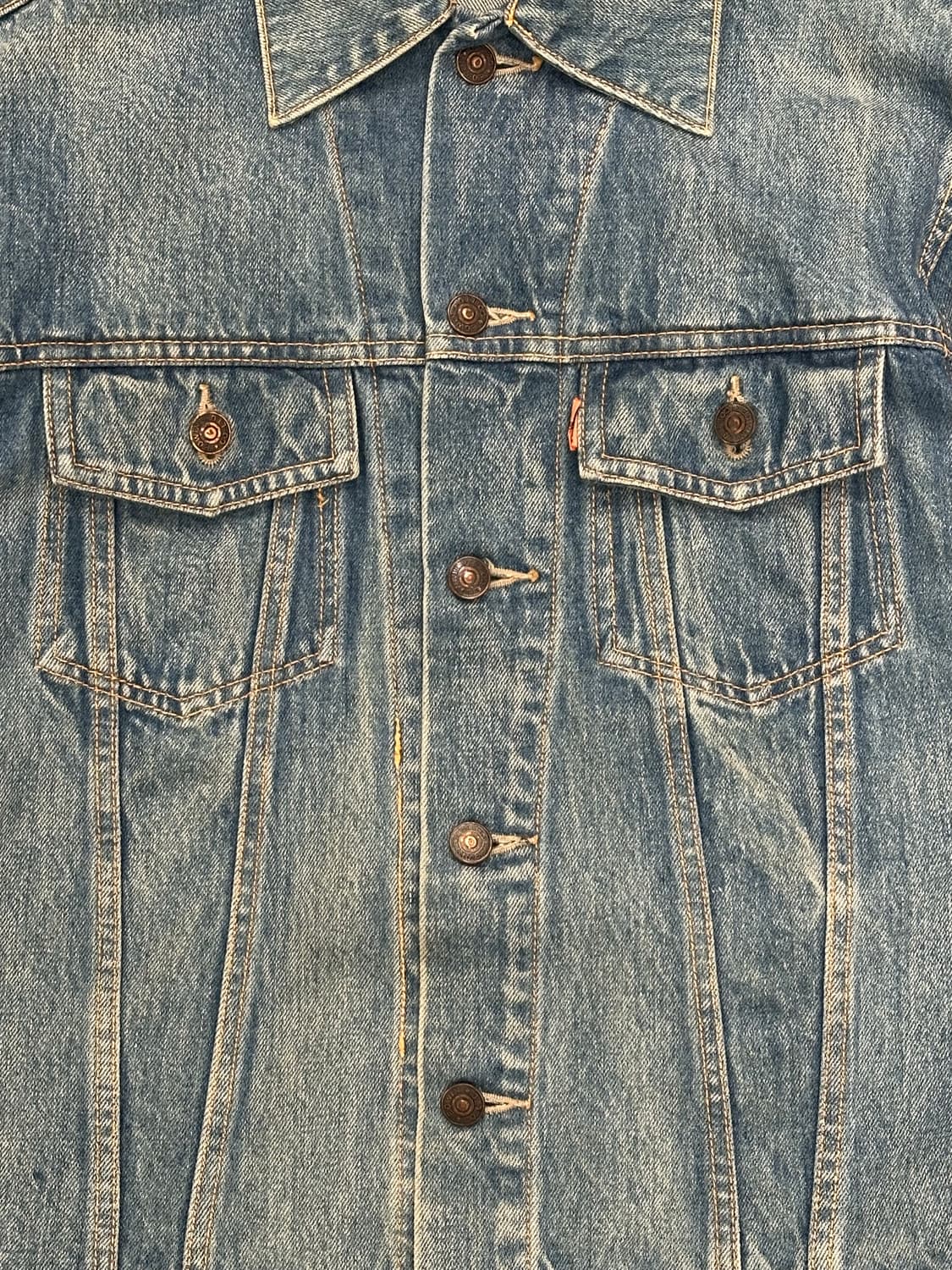 L)EDWIN 빈티지 오렌지탭 데님 자켓 상품이미지3