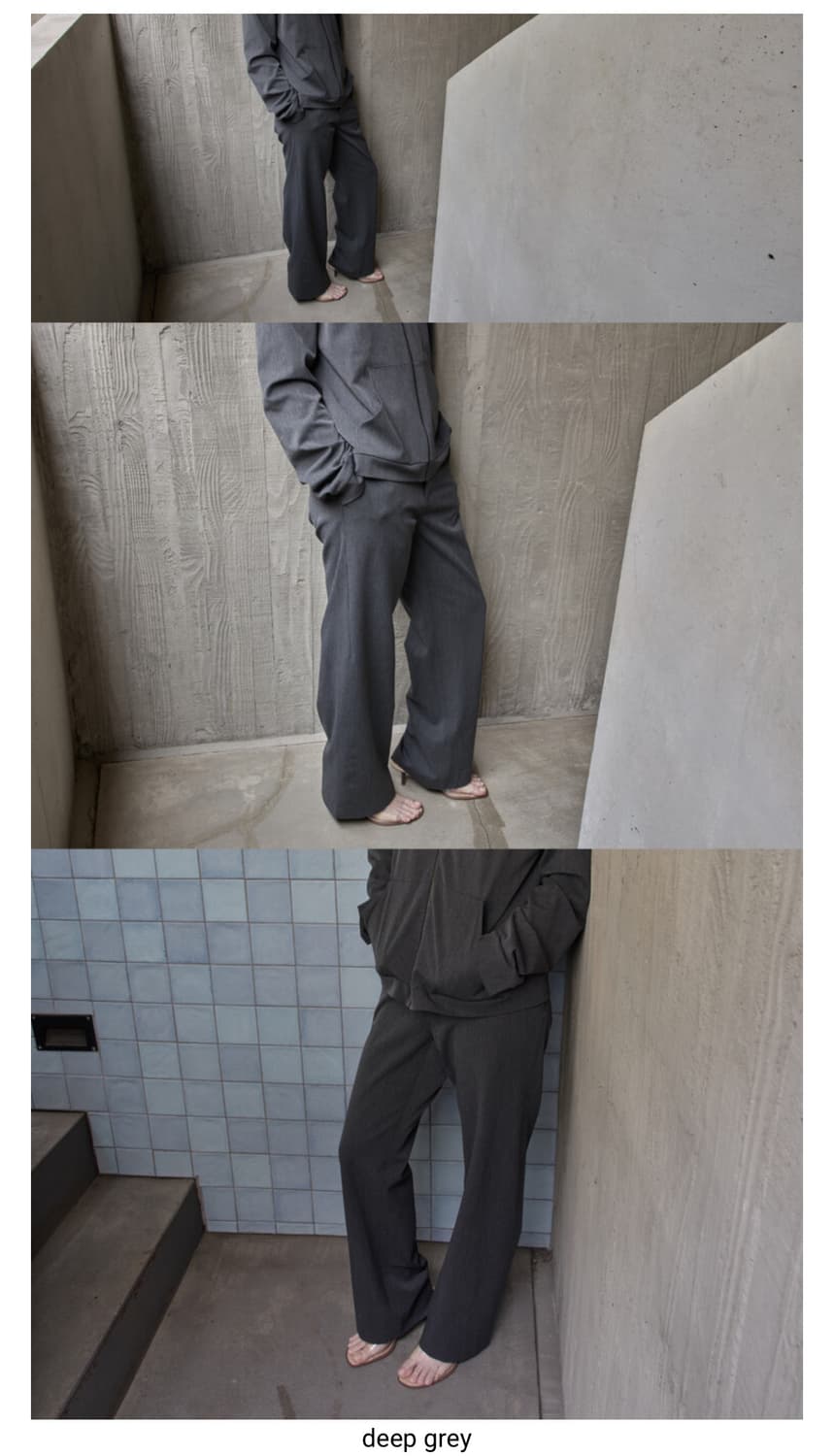 mudule lounge pants deepgrey 3사이즈 상품이미지2