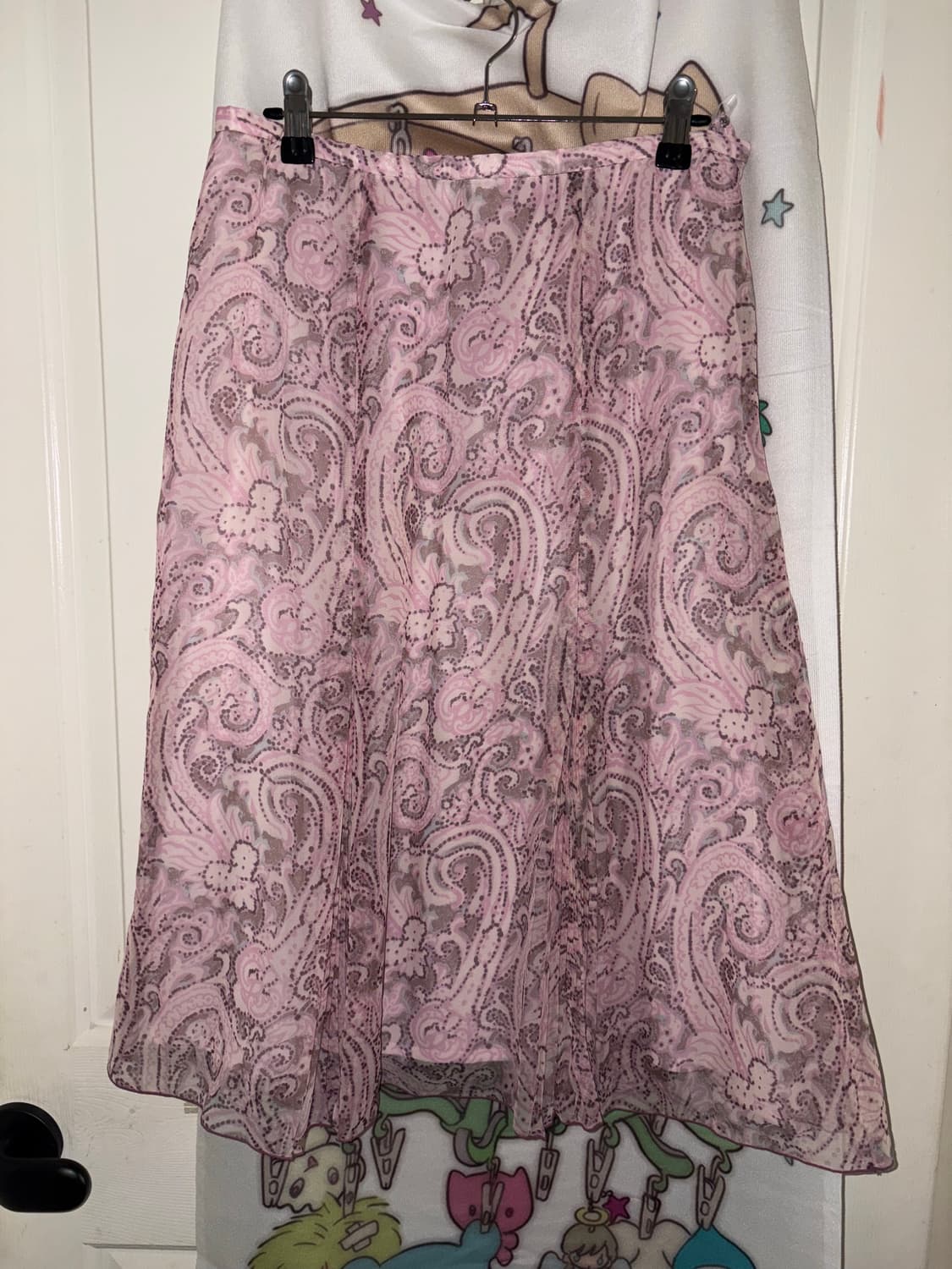 빈티지 그런지 모리 페어리 미디 스커트 상품이미지1