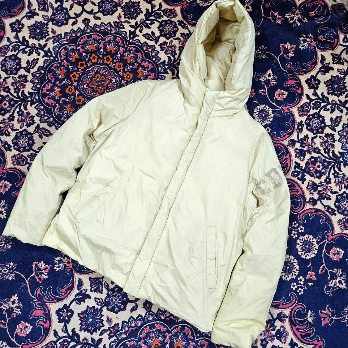 에드윈 00's 빈티지 y2k 레터링 덕다운 패딩 90size 상품이미지2