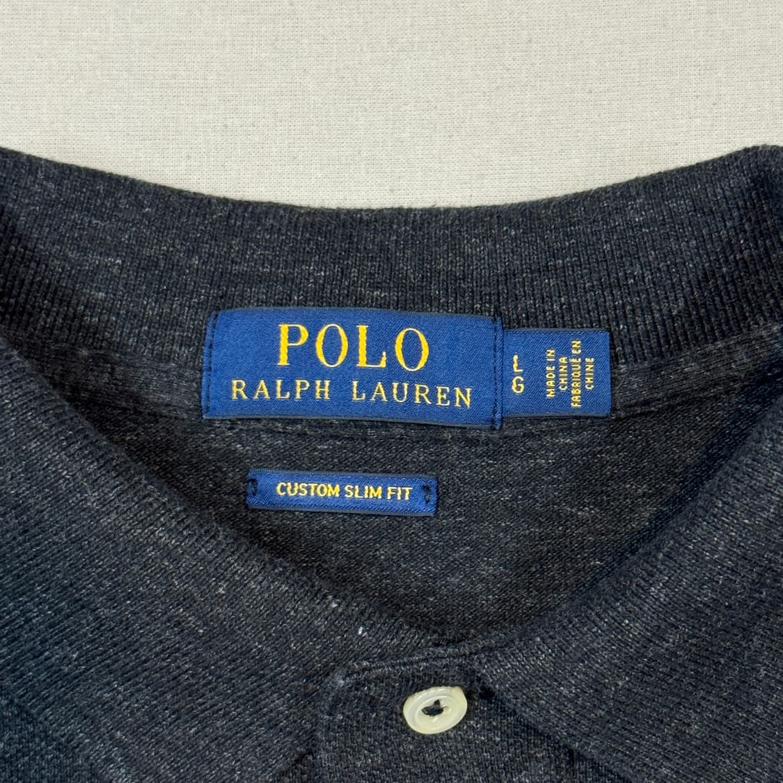 L) 폴로 랄프로렌 클래식 차콜 반팔 카라티 PK 상품이미지6