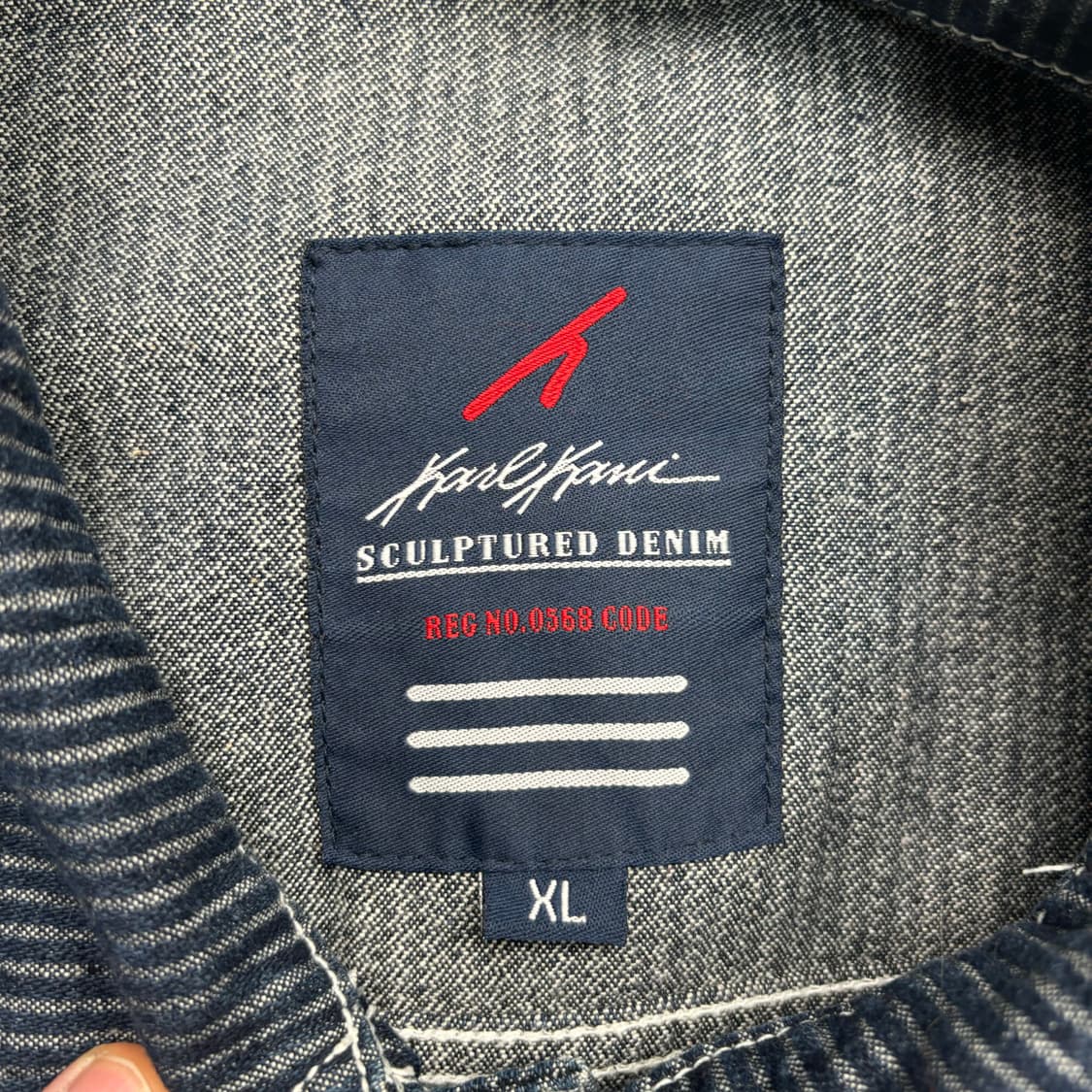 칼카니 올드스쿨 히코리 데님 초어 코트 XL 상품이미지7