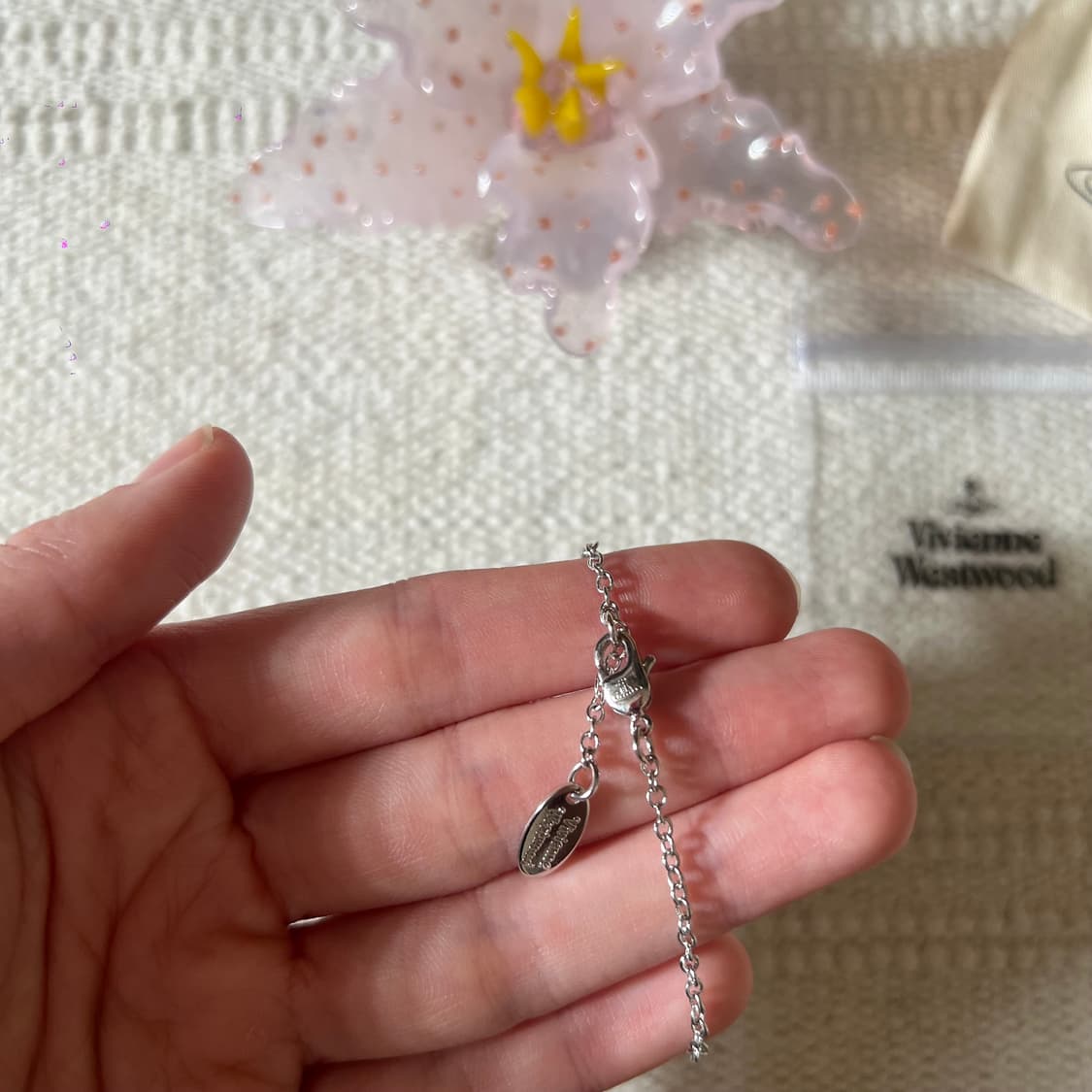 비비안웨스트우드 올림피아 펄 펜던트 네크리스 상품이미지8