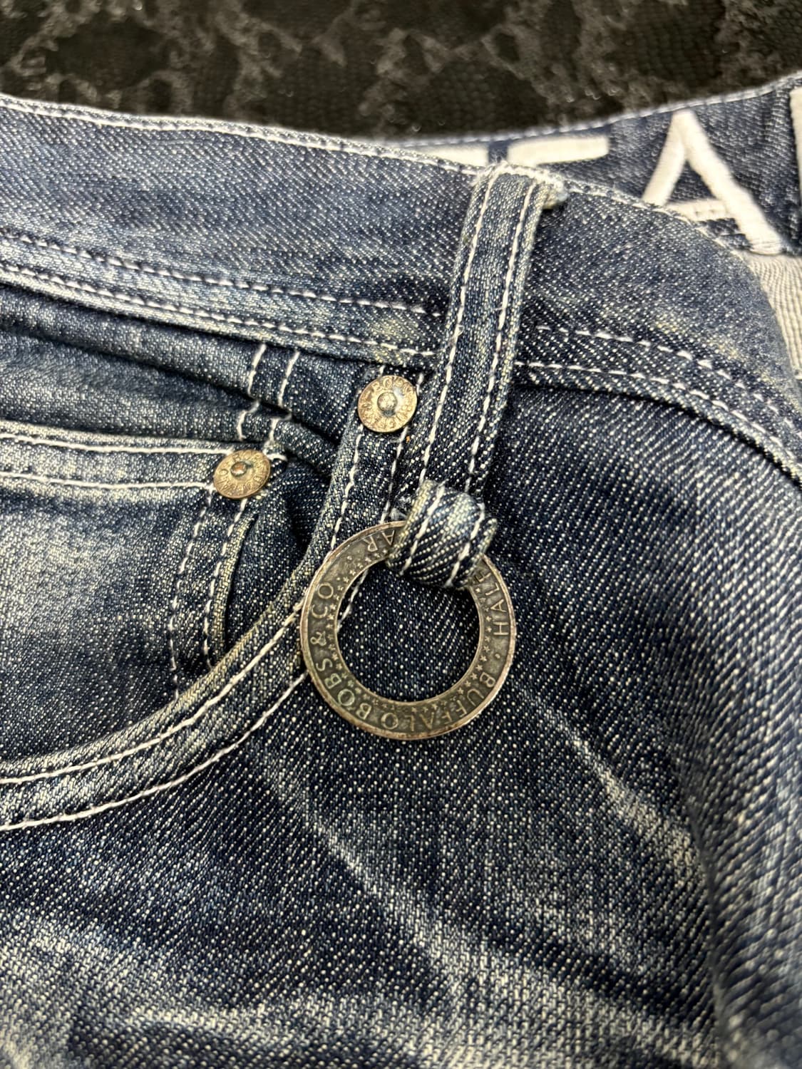 “BUFFALO BOBS” 00’s Crack Design Denim P 상품이미지6