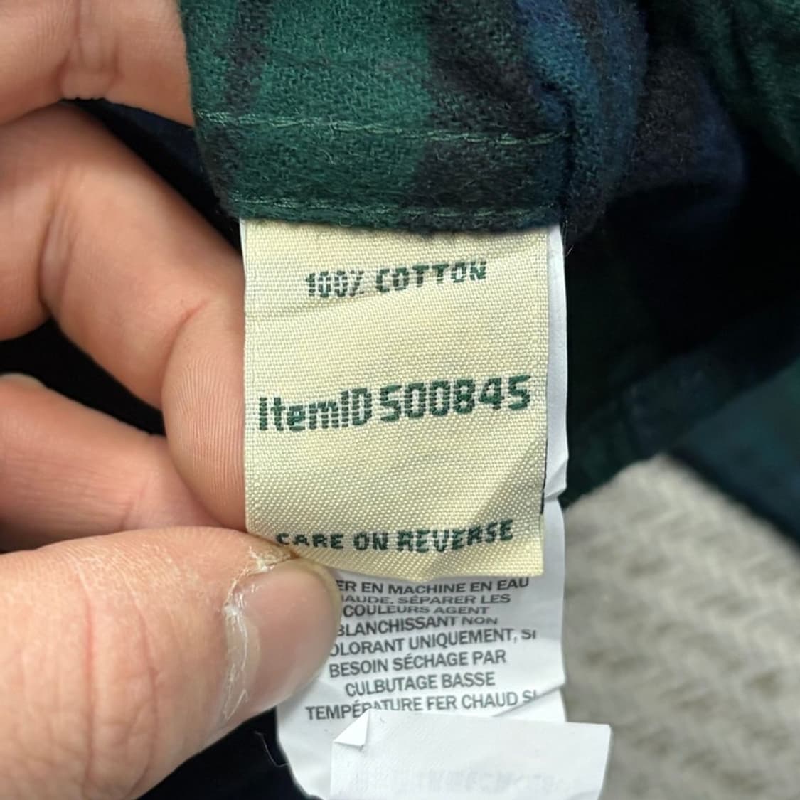 엘엘빈 체크 셔츠 v2366 상품이미지6