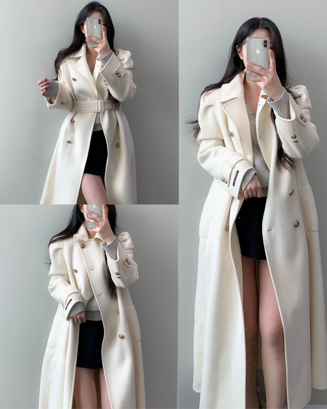 핸드메이드 울 코트  상품이미지1