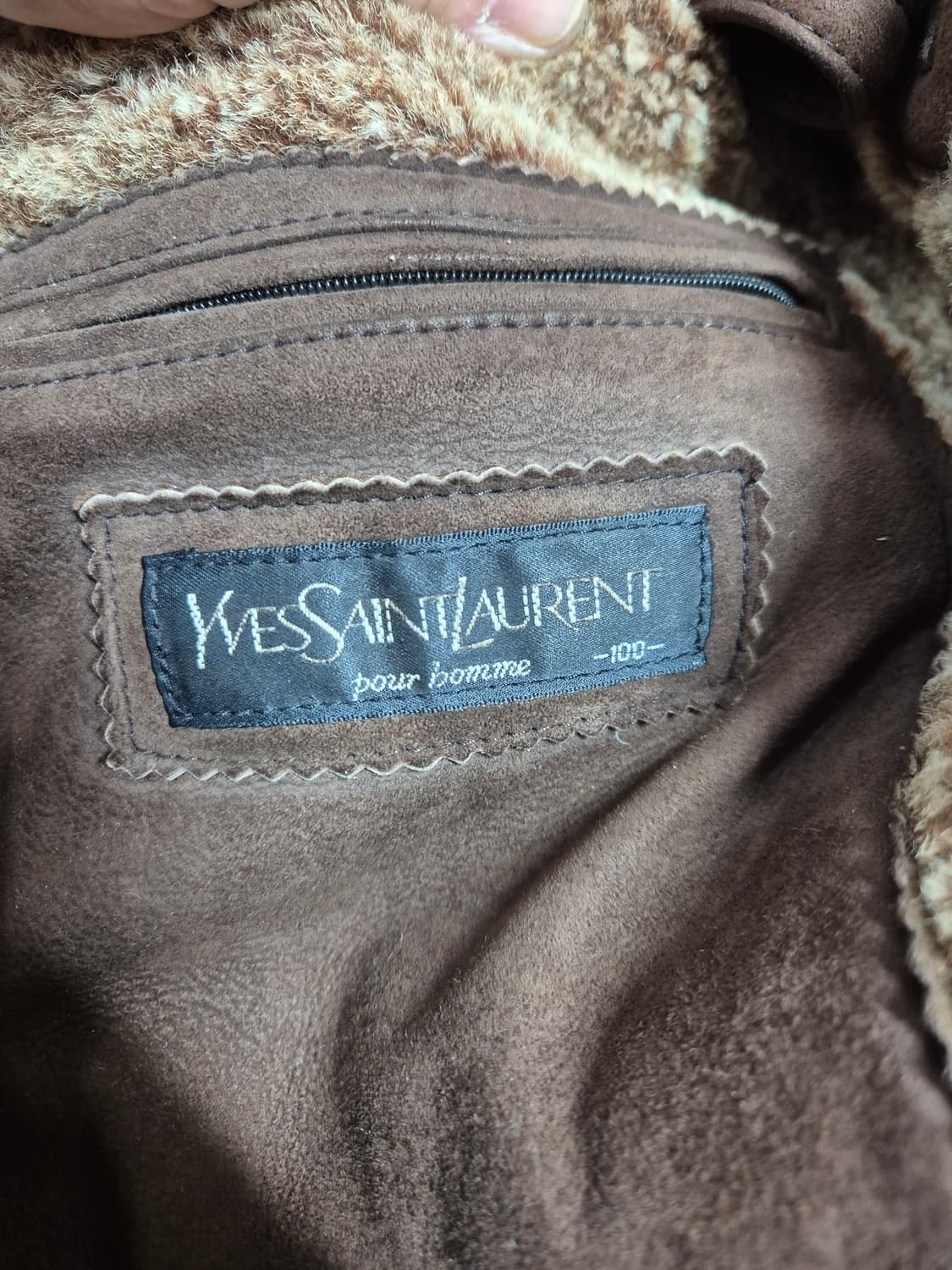 입생로랑 양털 무스탕 상품이미지3