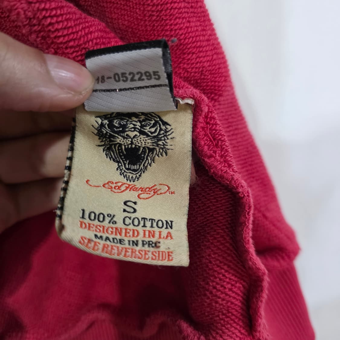 에드하디 y2k 빈티지 펑크 핑크 후드집업 S 상품이미지9