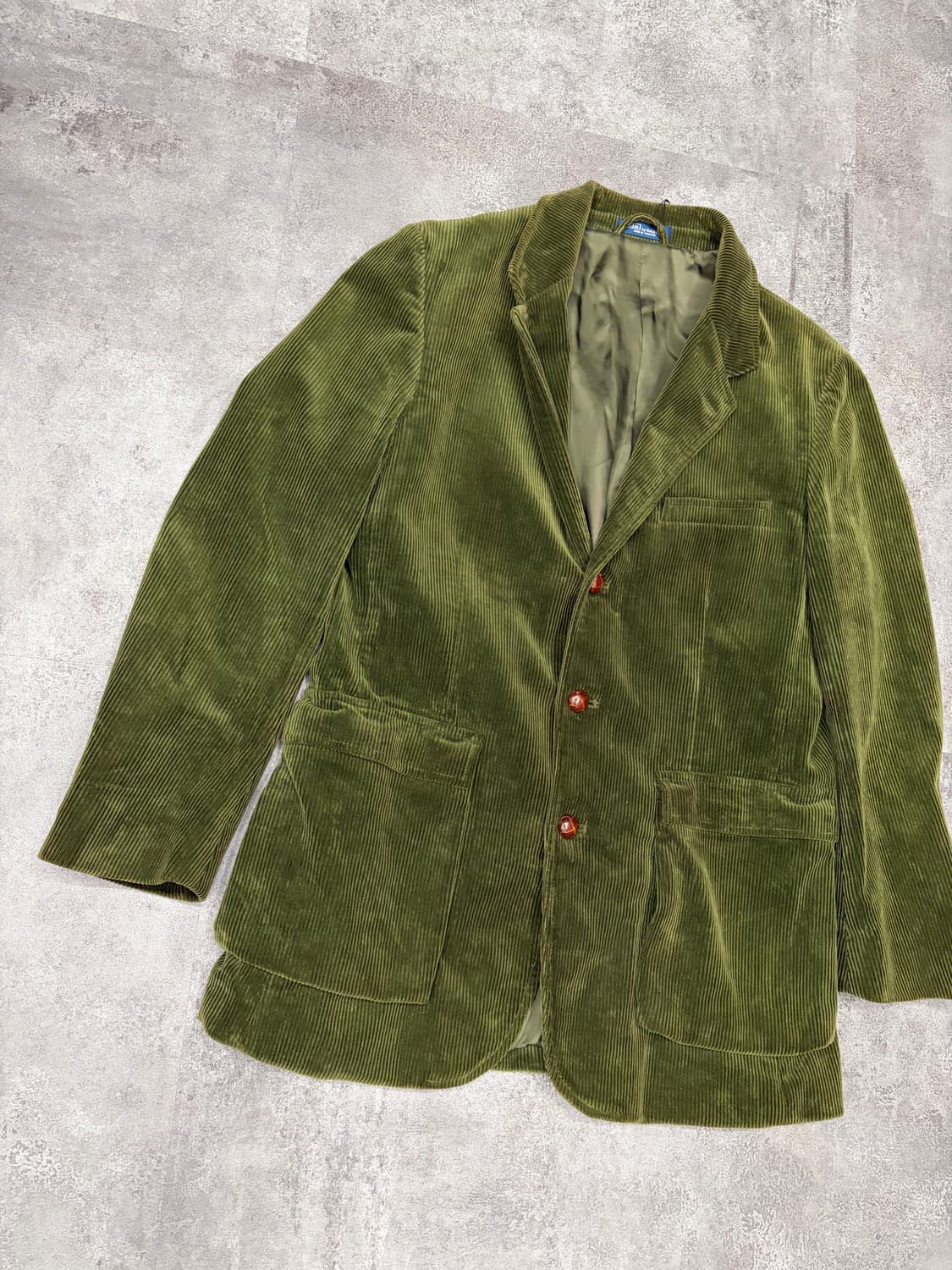 폴로 랄프로렌 올리브 코듀로이 자켓 상품이미지2