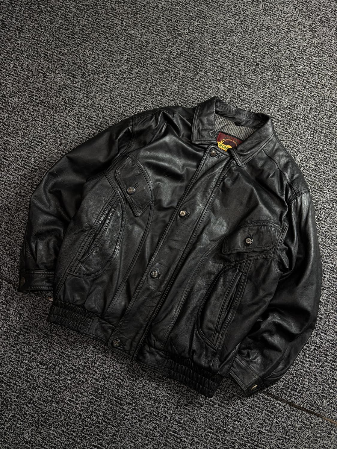 RAPIDO 아카이브 램스킨 봄버 레더 자켓 1763 상품이미지1