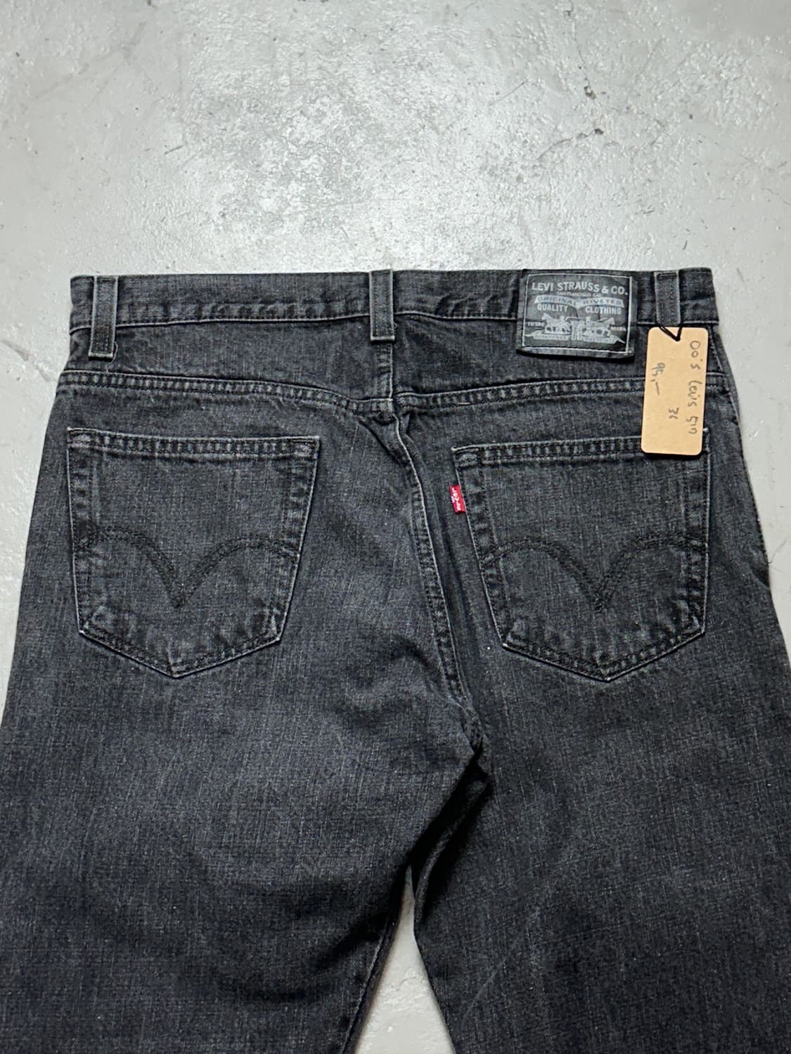 00’s 리바이스 517 블랙 부츠컷 플레어진 상품이미지6