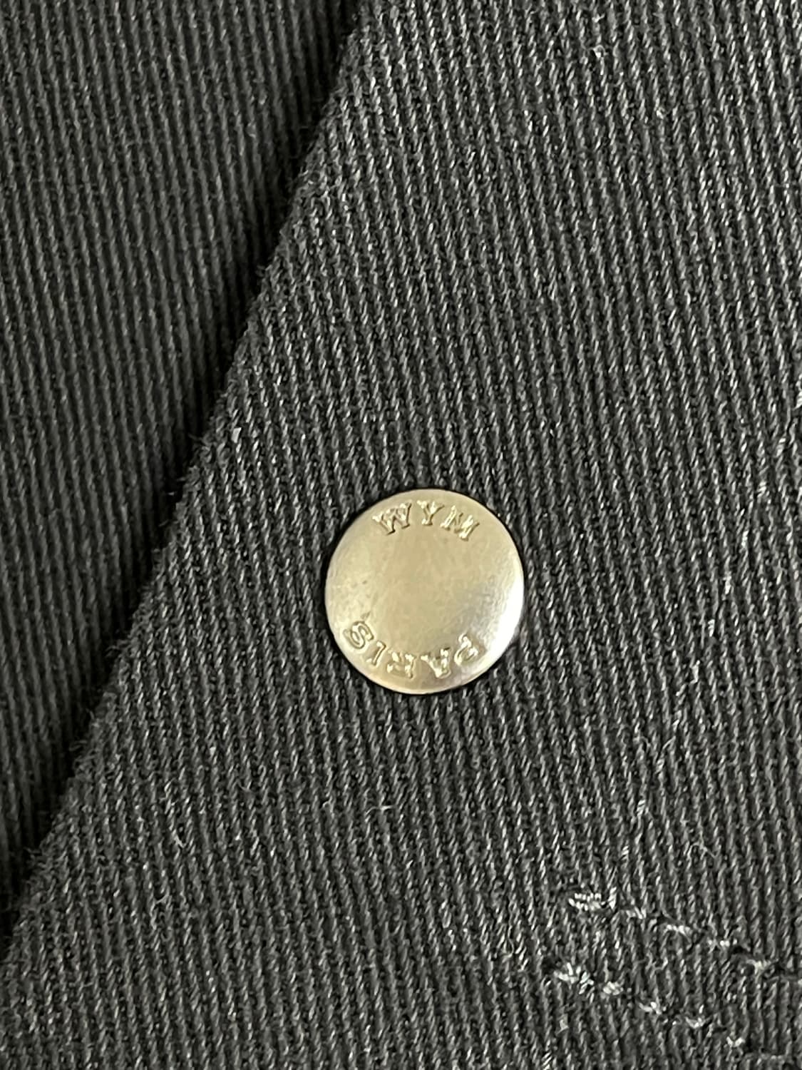 우영미 시티 그래픽 데님 셔츠 블랙 24FW 상품이미지7