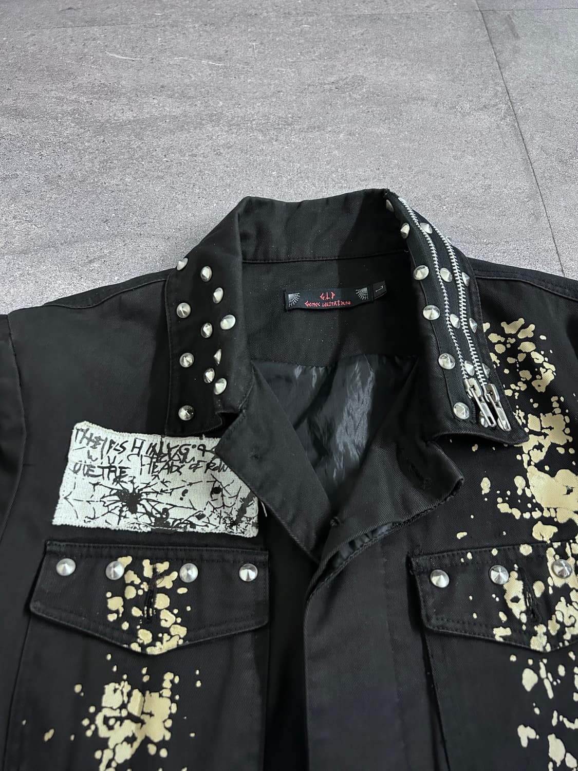 펑크 멀티 지퍼 셔츠 상품이미지3