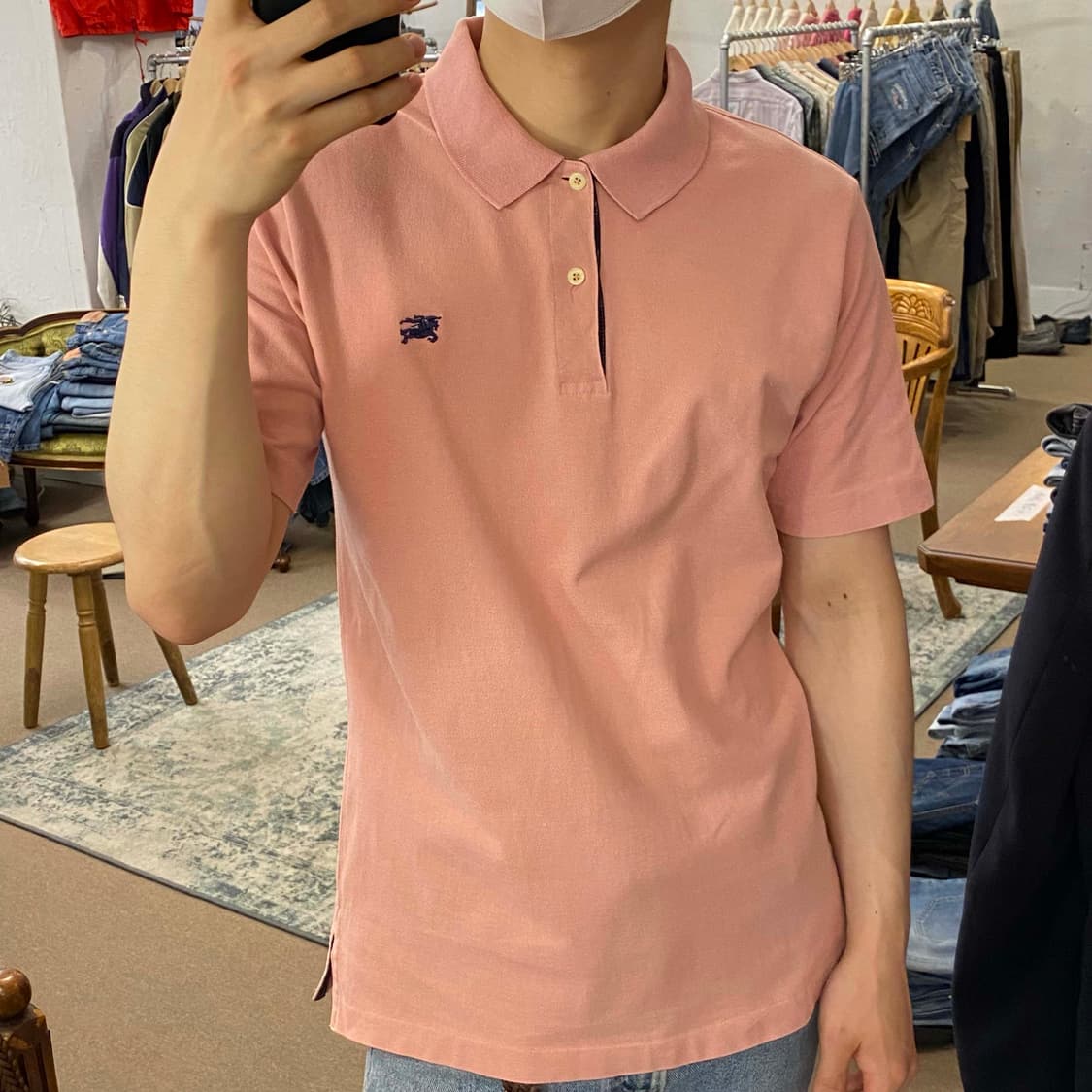 버버리 반팔 피케 셔츠 상품이미지2