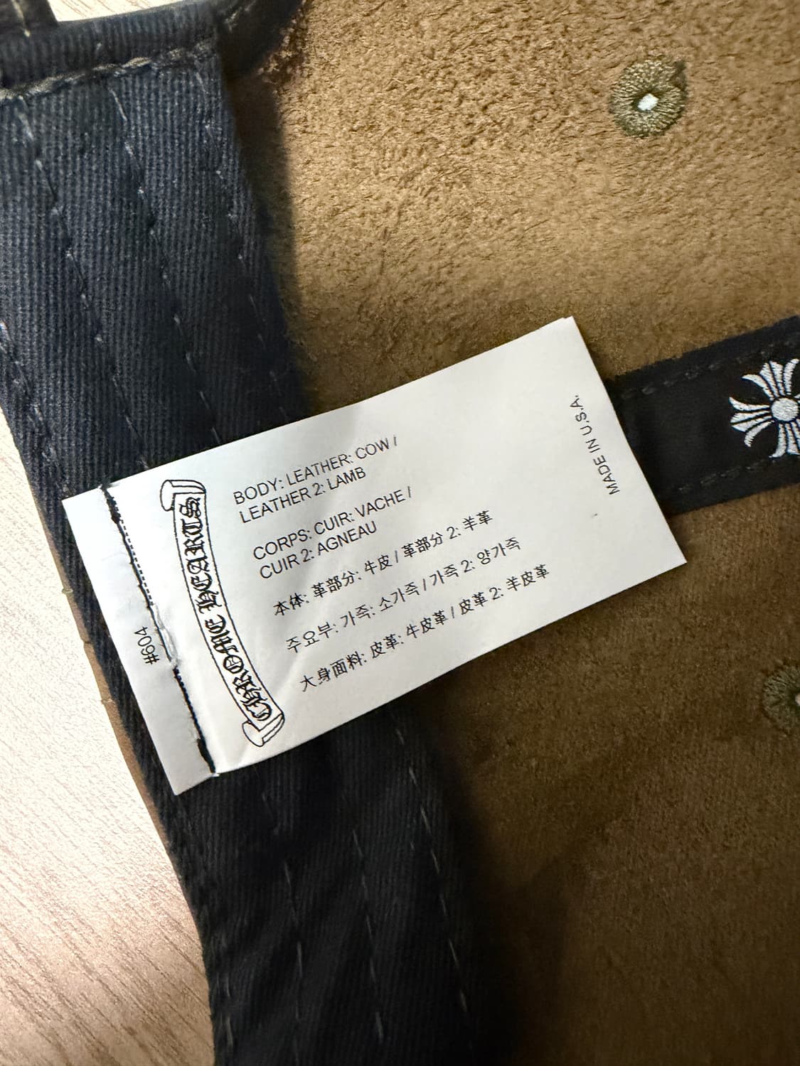 크롬하츠 모자 레더 vic제품 상품이미지6