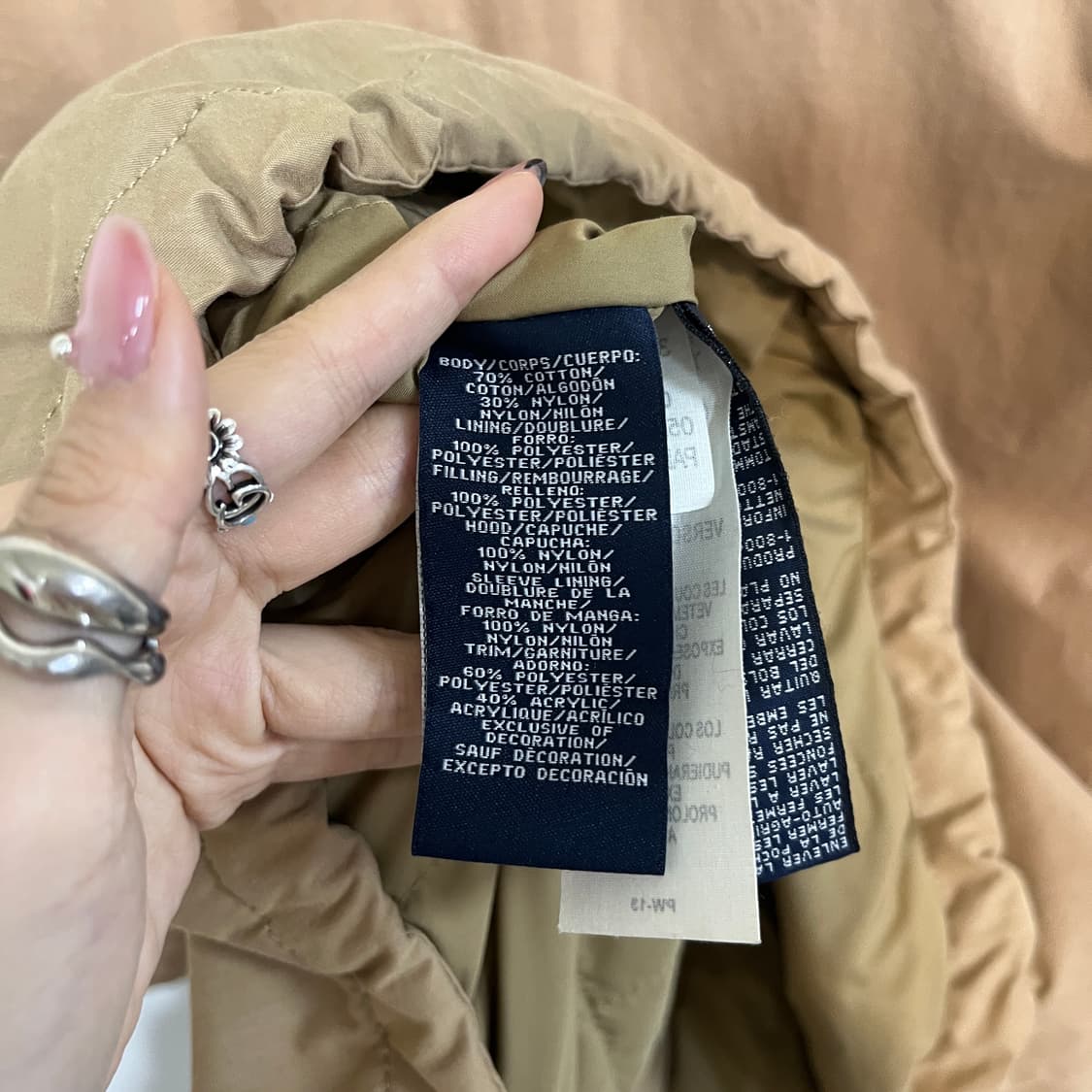 타미힐피거 남성 누빔 자켓 M 상품이미지4