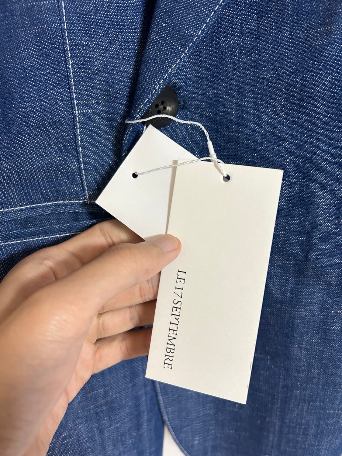 [새상품] 르셉템버 옴므 데님자켓 상품이미지2