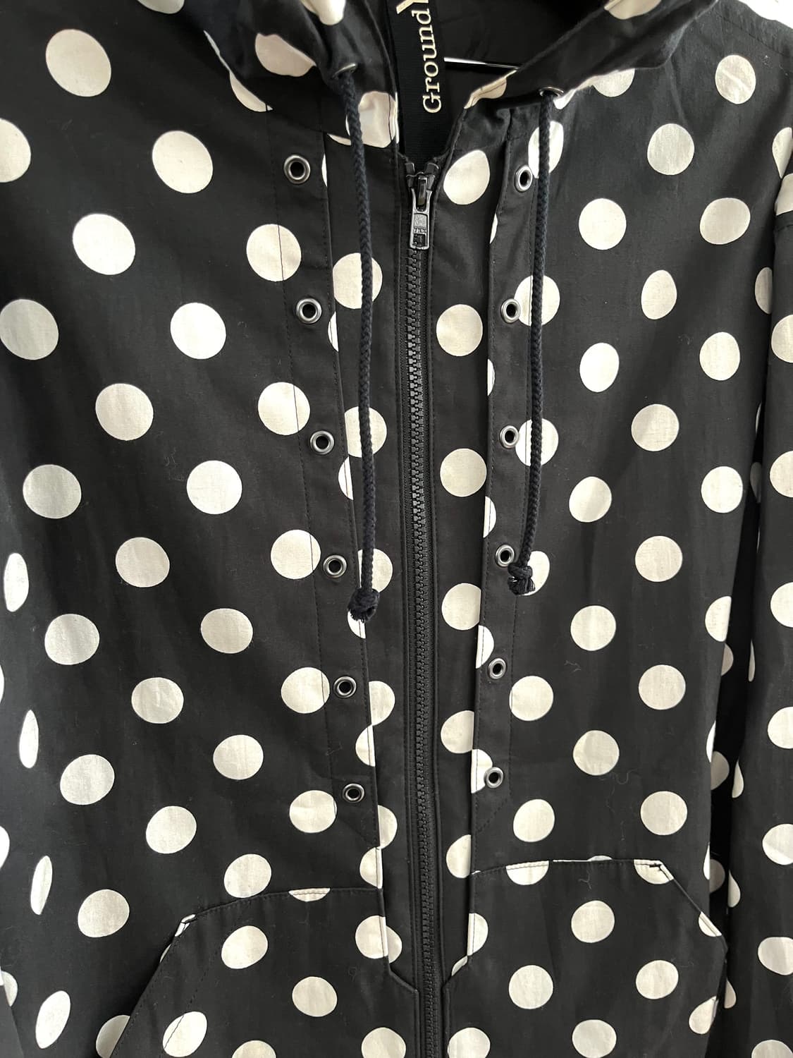 요지야마모토 GROUND Y 도트 후드 집업 상품이미지4