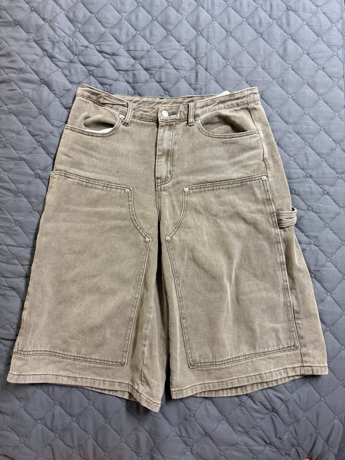 노메뉴얼 C.D.L 버뮤다 팬츠 카키 상품이미지1