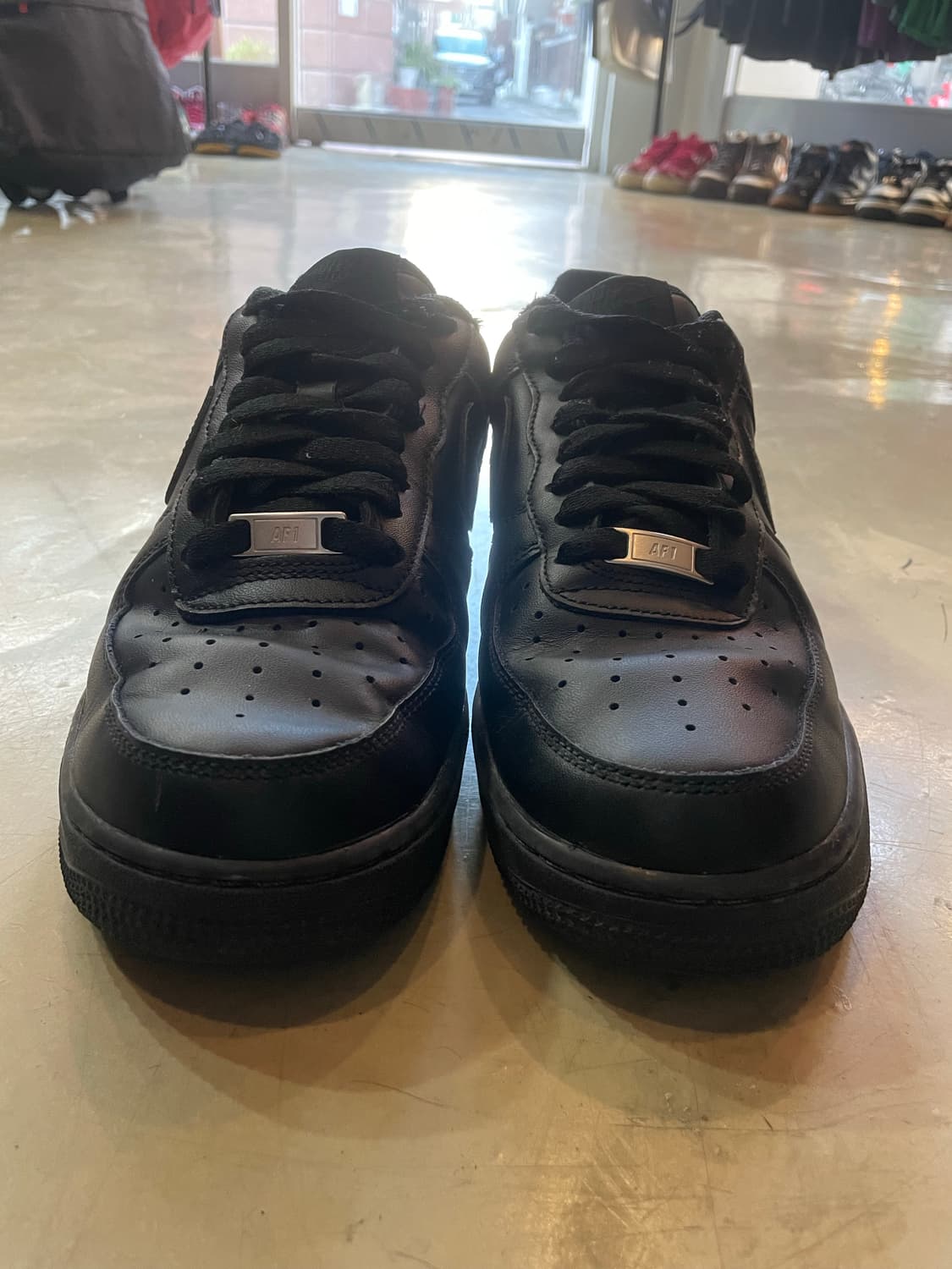 나이키 에어포스1 블랙 260 상품이미지3