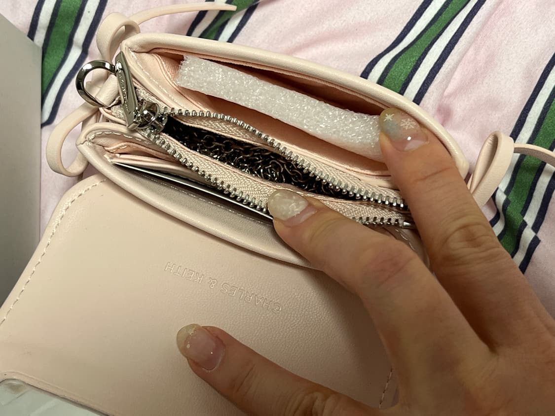 찰스앤키스 헤이즐 미니백 월렛 핑크 신상! 상품이미지3