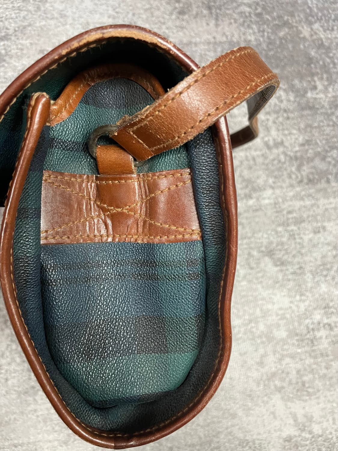 90s vtg Polo Ralph Lauren 블랙워치 크로스 상품이미지7