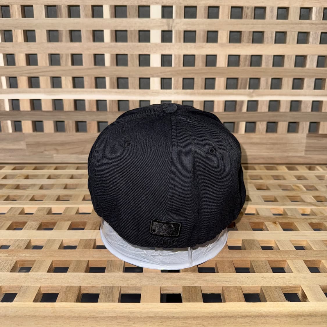 mlb 시카고 화이트삭스 올블랙 캡 상품이미지4