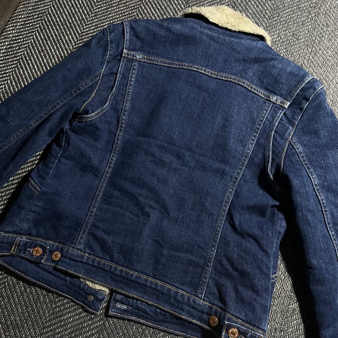 [95] LEVIS 리바이스 쉐르파 퀄팅 트러커 청자켓  상품이미지4