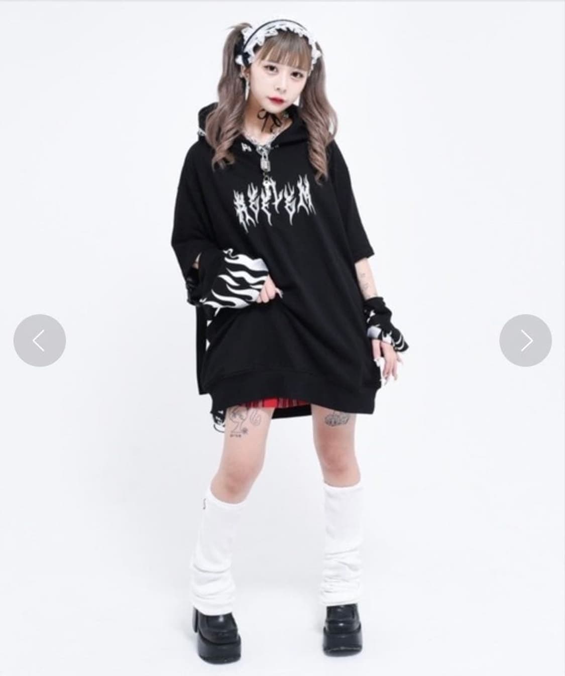 레플렘 후드 워머 반팔티 reflem 상품이미지1