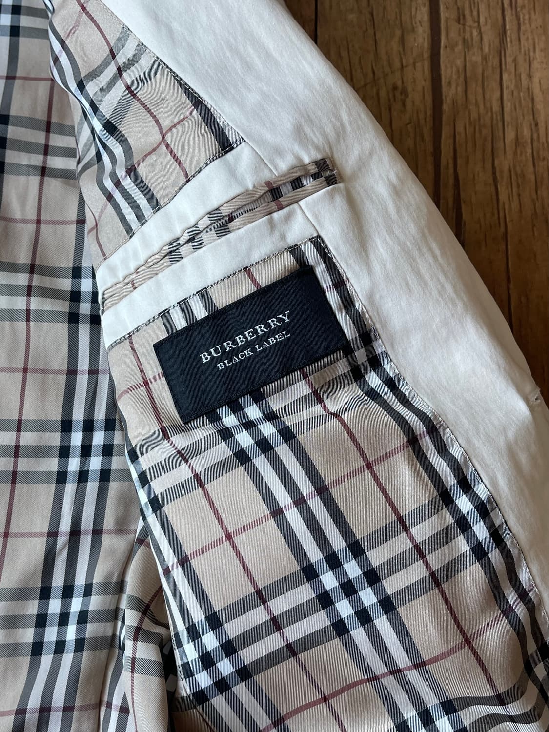 Burberry Black Label Ivory Cotton Jacket 상품이미지6