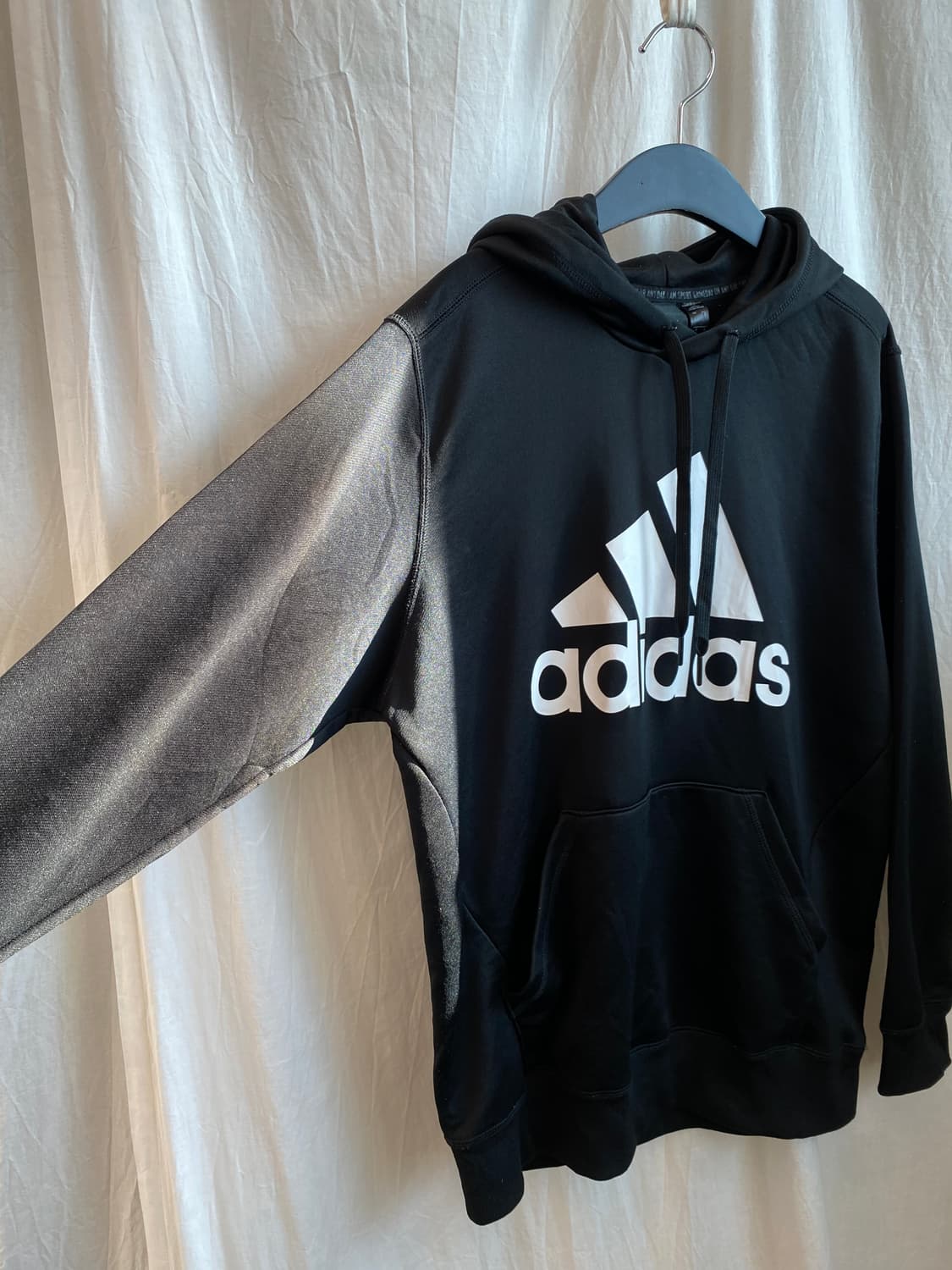 ADIDAS 블랙 후드맨투맨(M) 상품이미지6