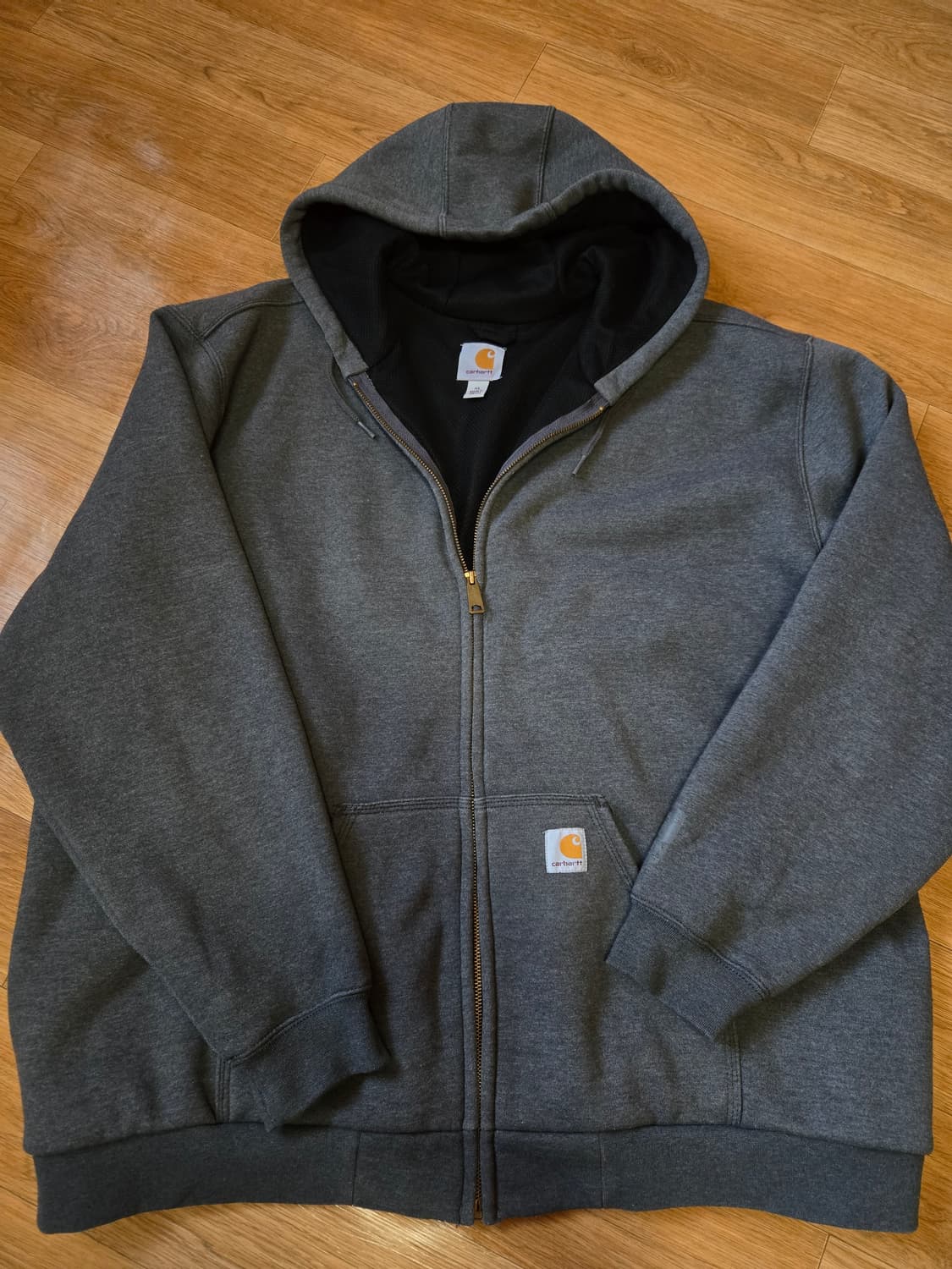 칼하트 써멀 그레이 후드집업 상품이미지2