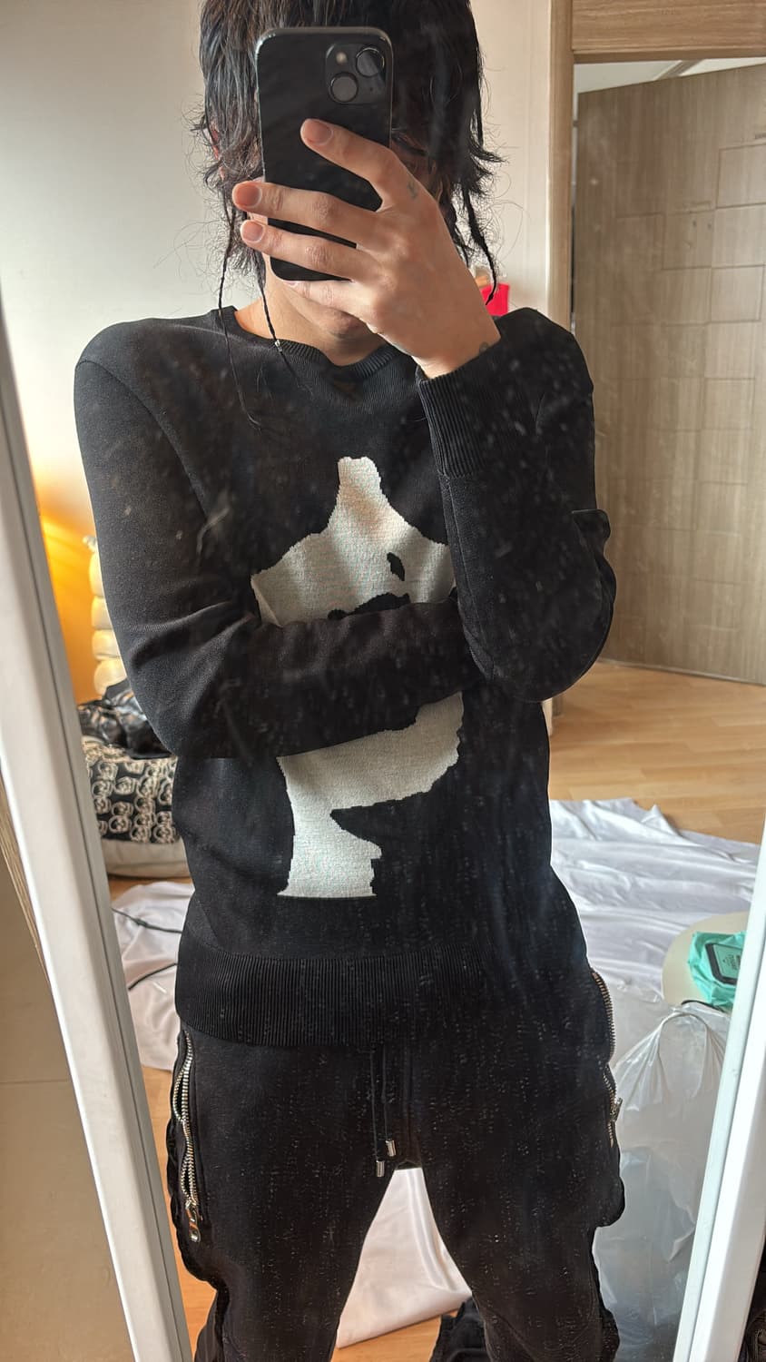 Abstract Face Knit 상품이미지3