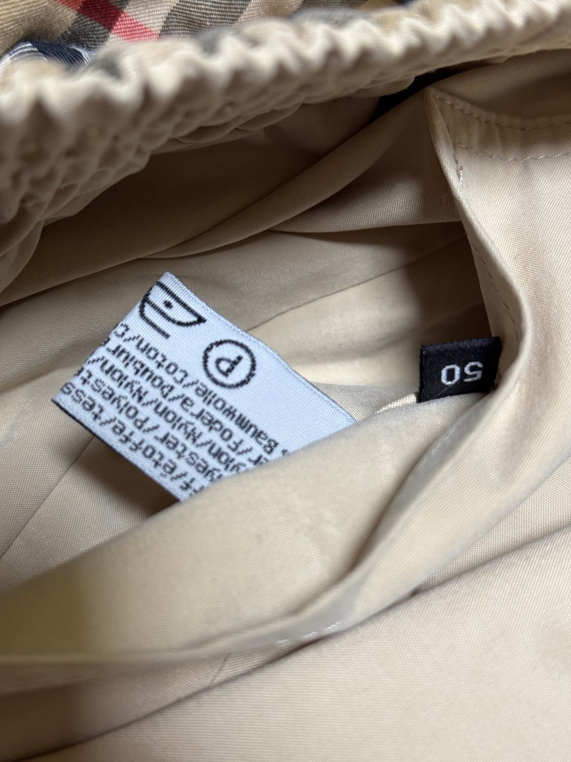 버버리(Burberry) 빈티지 리버시블 해링턴 자켓 상품이미지5