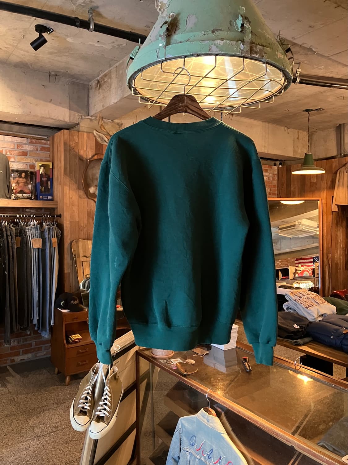 90s USA 빈티지 러셀 플레인 스웻 셔츠 맨투맨 상품이미지3