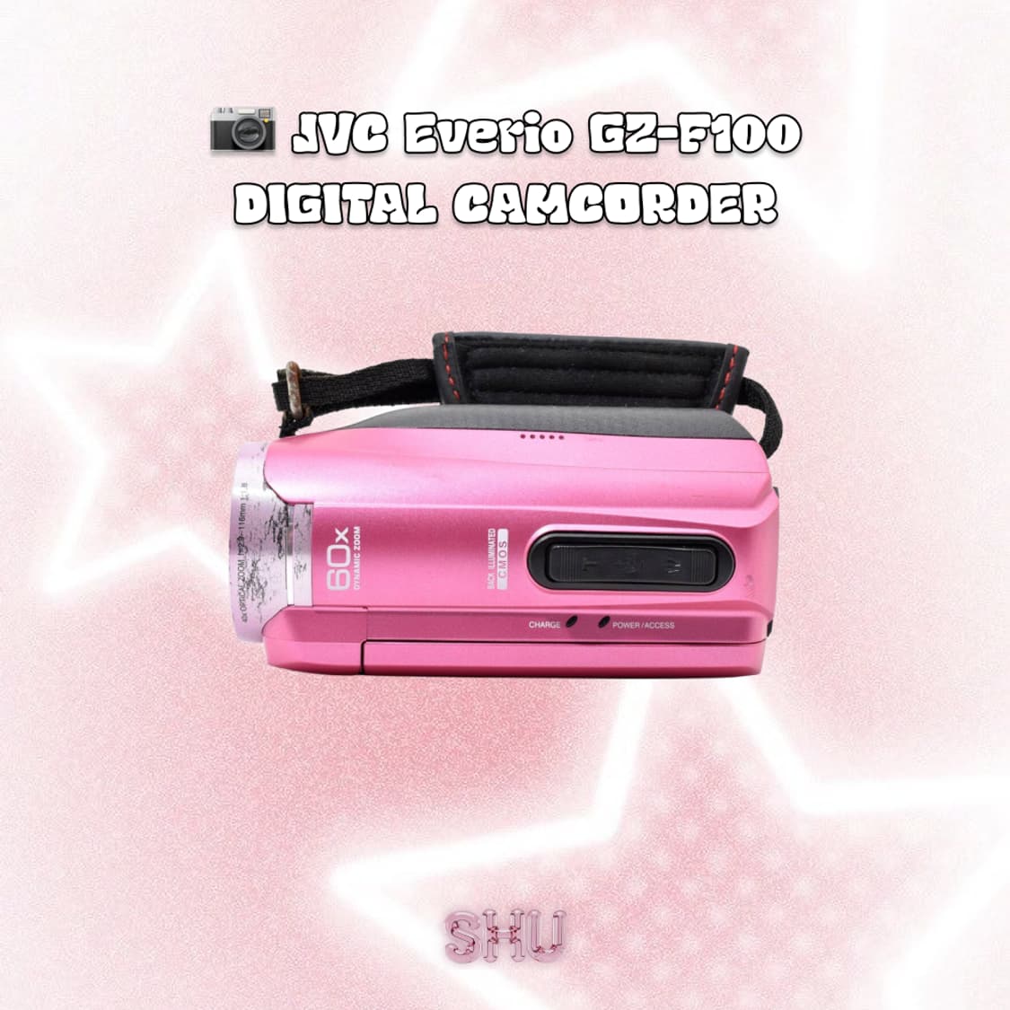 JVC 에브리오 GZ-F100 빈티지 디지털 캠코더 핑크 상품이미지6