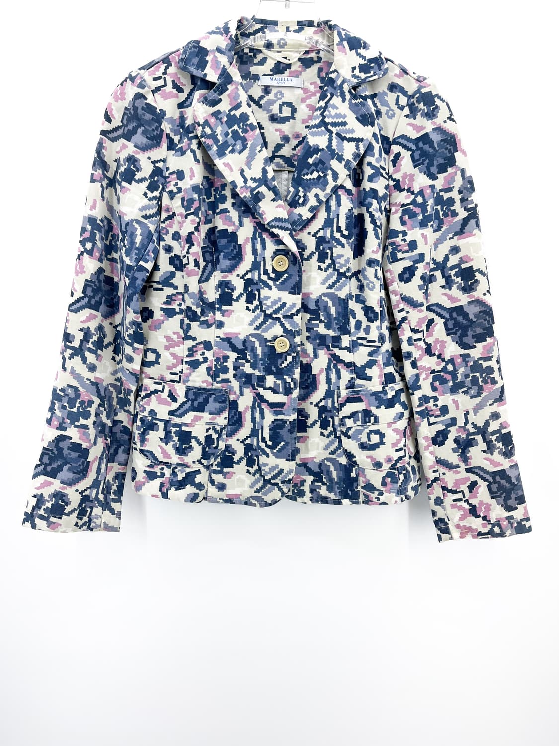 막스마라 마렐라 픽셀 플라워 코튼 자켓 상품이미지4