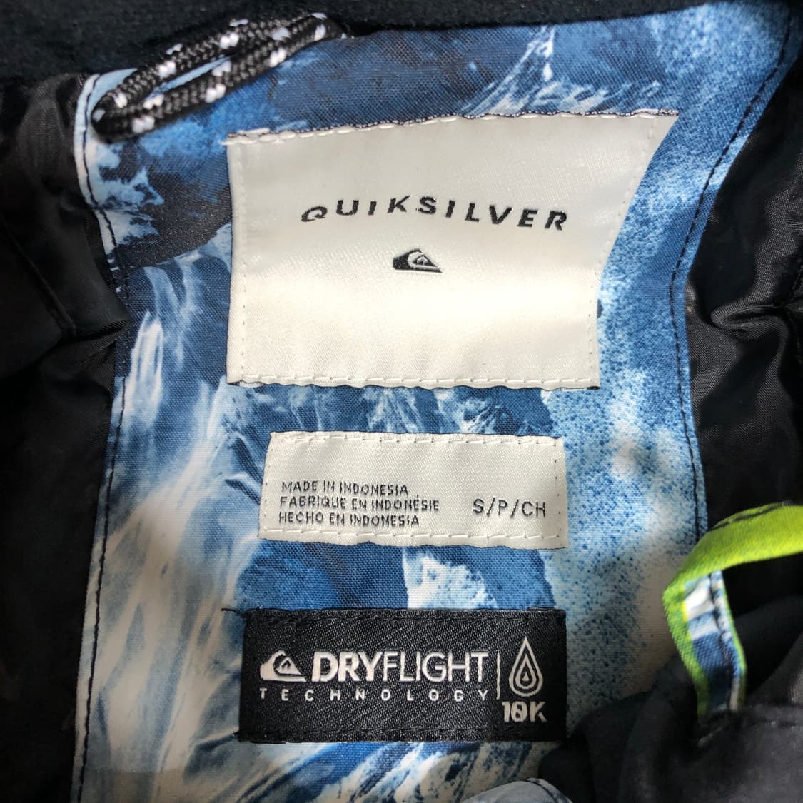 퀵실버 스키팀 점퍼 실측 XL 상품이미지2