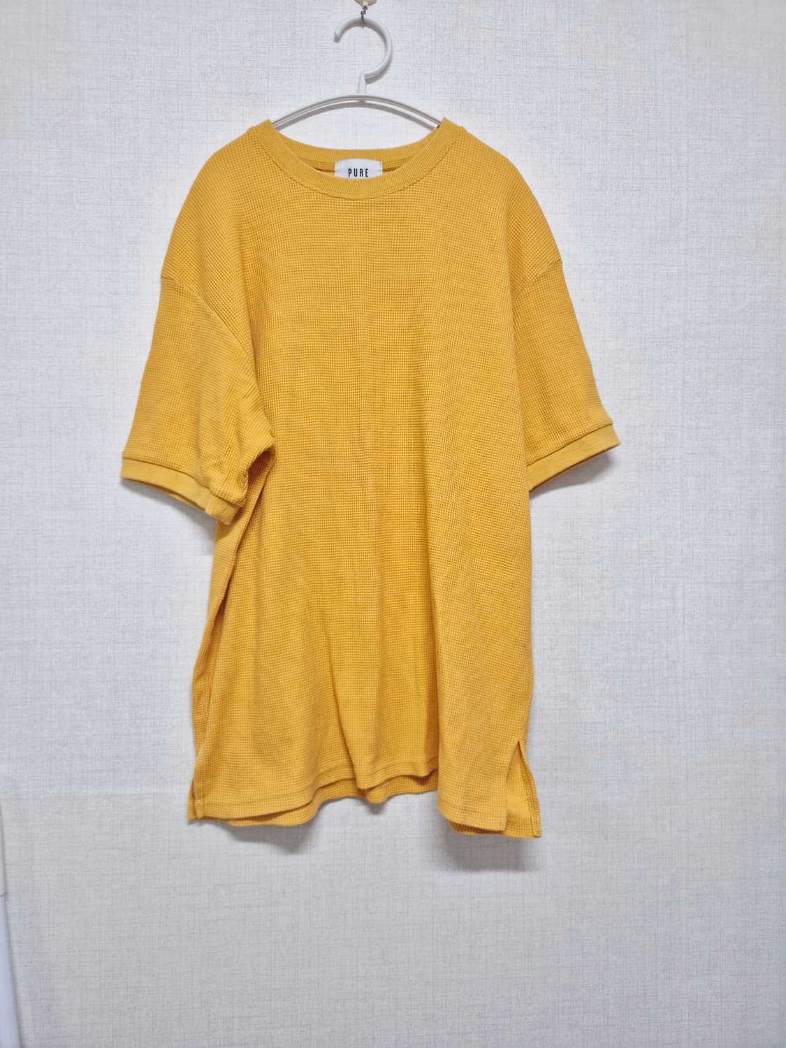 PURE 와플 반팔 티셔츠 상품이미지1